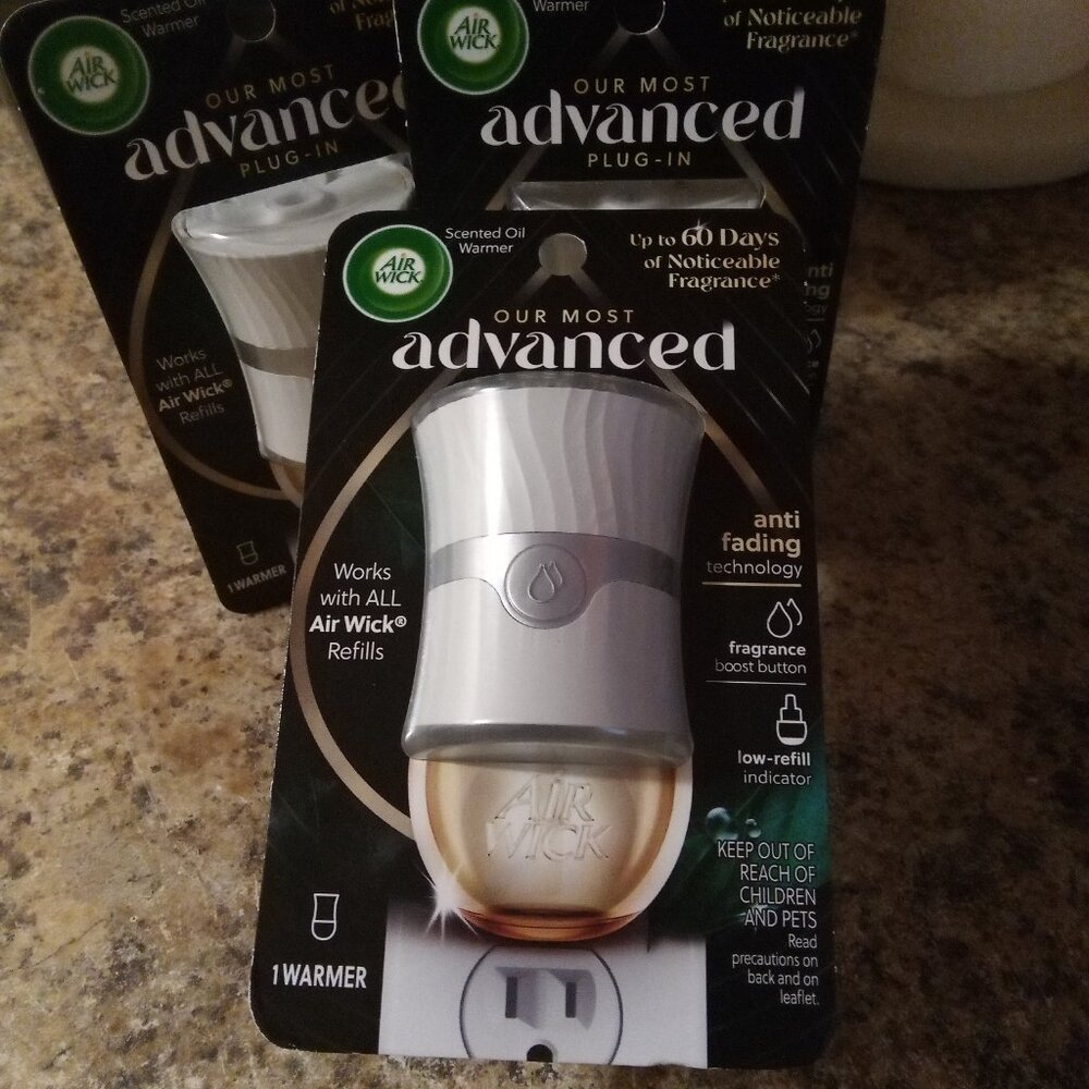 3 Air wick warmers